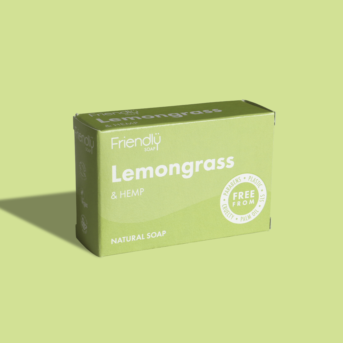 Friendly Soap Lemongrass & Hemp Natural soap